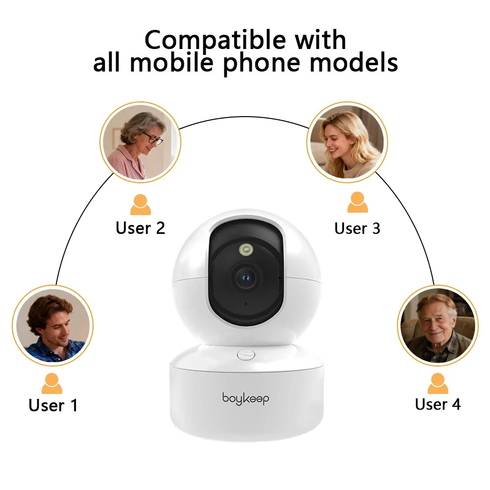 Caméra De Surveillance Intelligente 3MP Avec Suivi Automatique