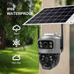 Caméra De Surveillance Solaire 4G Double Objectif 8MP
