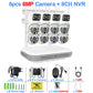 Kit De Caméras De Surveillance WiFi 6MP 8 Canaux